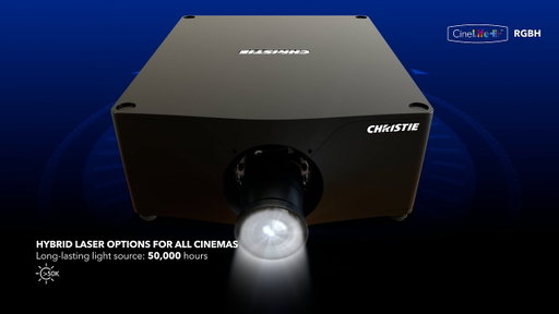 More options with hybrid laser cinema projection