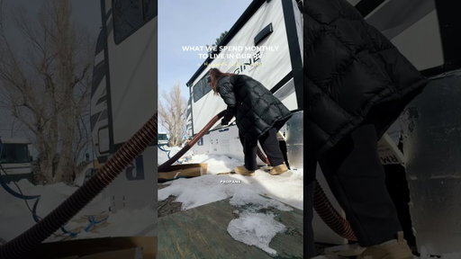 what we spend in a month living in an RV in the winter❄️ #rvlife #rvliving #traveltiktok