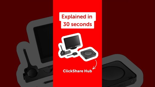 Explained in 30 seconds - ClickShare Hub