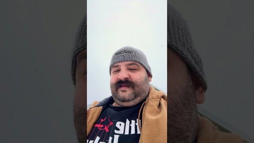 Fat Guy Snow Time.  I miss #minnesota #winter #coreyadamcomedy #irl #tundra #mn