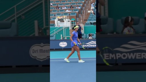 Something about Eala in Miami! ☀️ #AlexEala #MiamiOpen #MatchPoint #Tennis #WTA