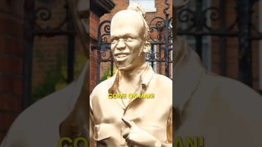 i put up an offensive statue of KSI