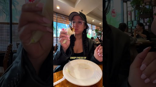 eating the best peking duck in LA #pekingduck #chinesefood #foodreview #tastetest