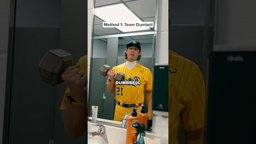 The “Team Dumbell” Method is a MUST on Picture Day