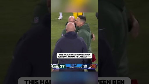 This Handshake Between Ben Johnson And Matt Lafleur 👀