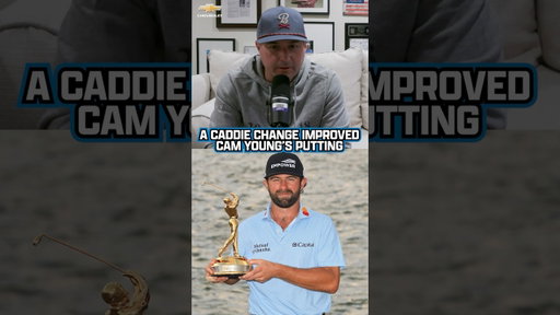 Kiz reveals TWO CHANGES Cam Young made to drastically improve his putting. @Chevrolet #Ad