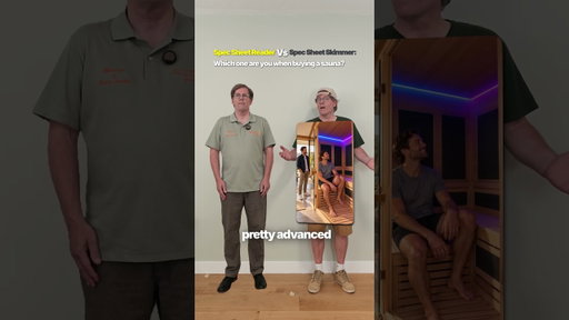 When comparing infrared saunas, don't stop at the marketing language.