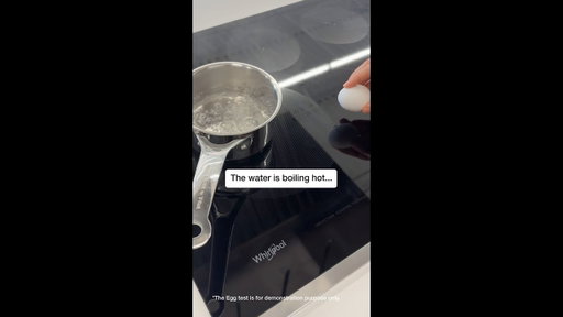 The cooktop that doesn't get hot?! 🤯 #shorts