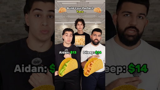 Who has the better taco? #taco #draft #shorts