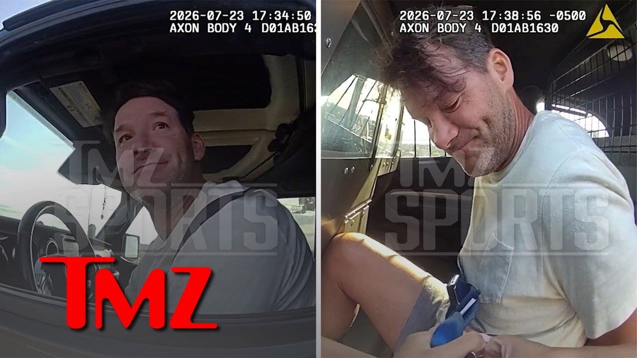 Tony Romo Tells Cops He Was Off to See His Grandparents Before OWI Bust, On Video | TMZ Sports