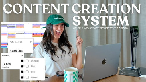 I create a month's worth of content in JUST A FEW HOURS 📅 ⏰ here's how!