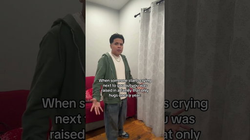 When someone is crying to you