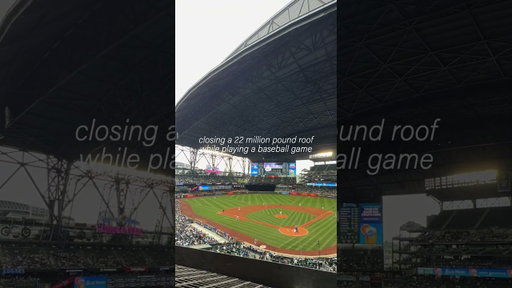 watching the roof close is cinema  #mlb #baseball #mariners #seattle #tmobilepark