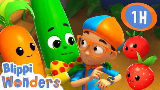Healthy Eating with Blippi: Fruit & Vegetables for Kids | Blippi Wonders Educational Videos for Kids