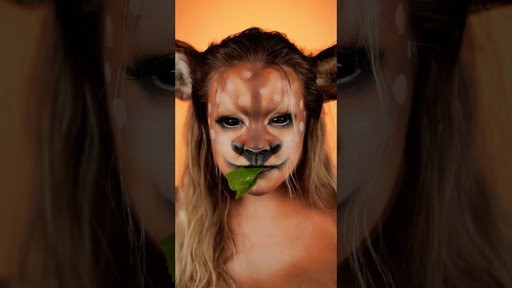 SPIRIT ANIMAL MAKEUP 🦌 IB: @v@valeriyaeros& @whosbeth_     llaDoesFx | #shorts