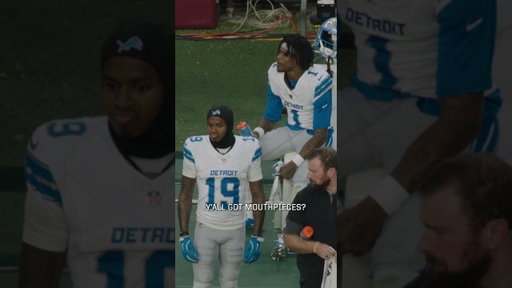 Not the mouthpiece 🤣 | shorts #DetroitLions #NFL #OnePride