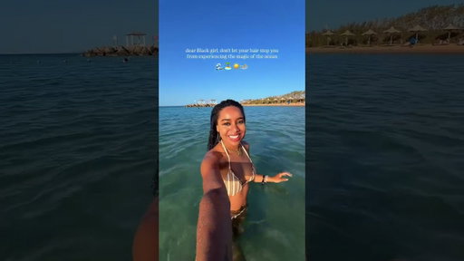 Black Women, Natural Hair and Swimming in the Ocean