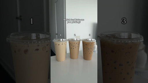Which Iced Latte would you pick?