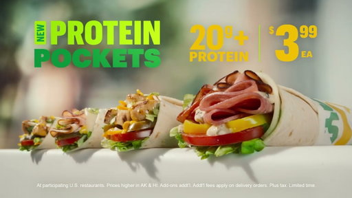 NEW 20g+ Protein Pockets $3.99