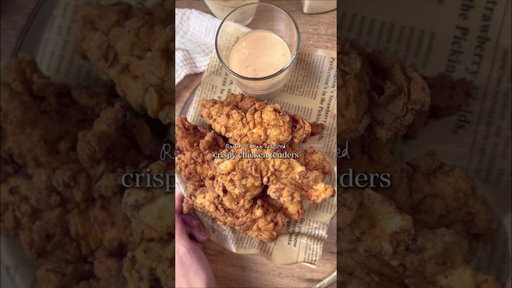 Try these crispy chicken tenders! So good!