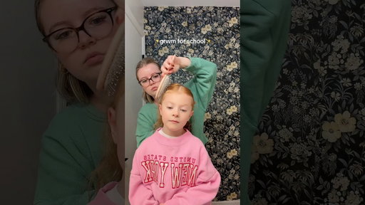 She’s looking so grown 😭 #mom #hair #girlmom #grwm #momlife #shortsfeed