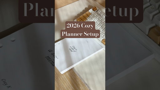 the 2026 planner inserts are out, so it’s time for a refresh!!🤎