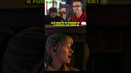 Clix REACTS to cussing in a Fortnite live event 😭