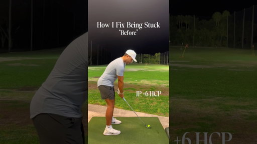 How I Fix Being Stuck In My Swing! #golf #golfskill #golfswing #golfer