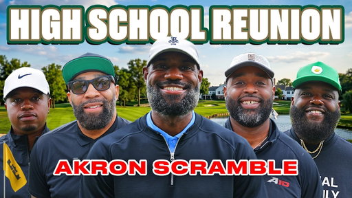 LeBron Plays Golf with the Akron Fab Five