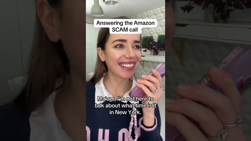 Answering Amazon SCAM call #funny #funnyreel #comedy