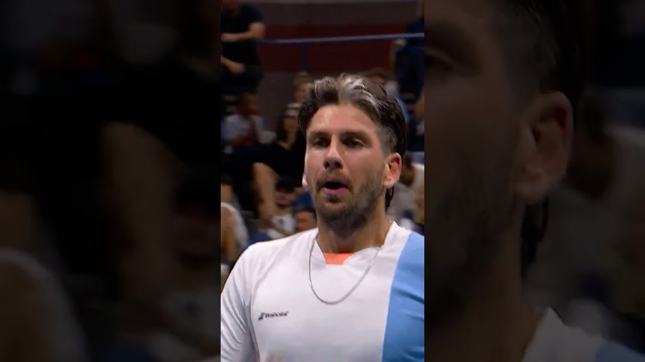 Drop volley on Djokovic! 😮‍💨