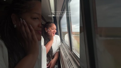 This is your sign to book a solo train trip. #nextjourney  #solotravel #traintrip #traintravel