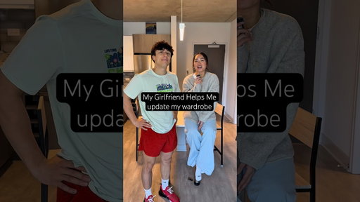 My girlfriend updates my wardrobe #shoppingspree #clothes #shopping #haul