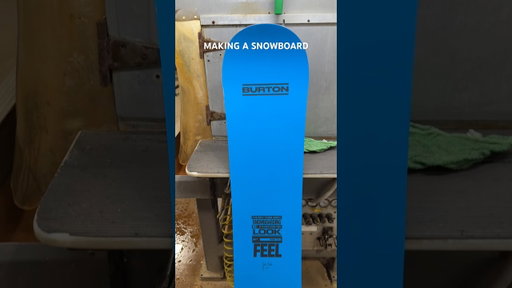 Building one of our From Burton to the World snowboards #burton #snowboard #snowboarding