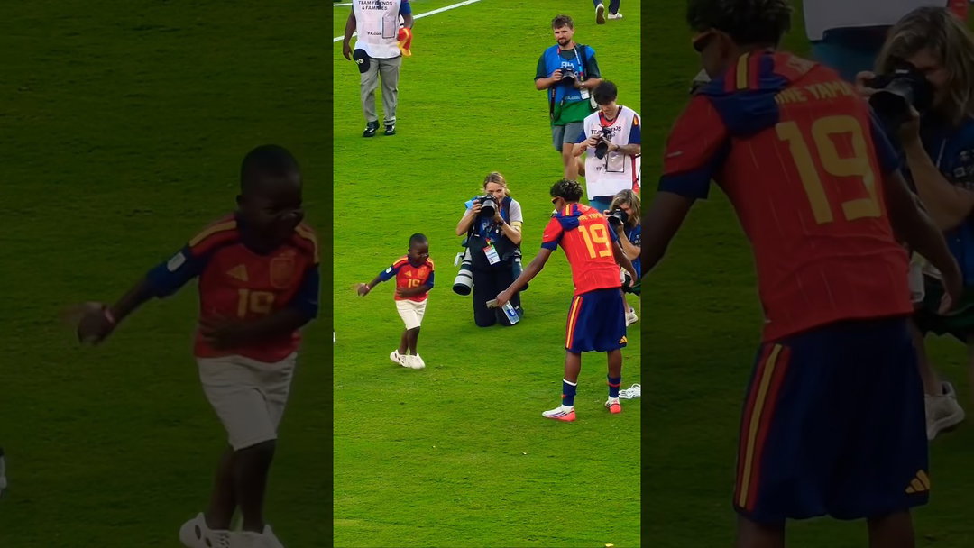 When You See Lamine Yamal With Kenye After Winning The World Cup 🥺