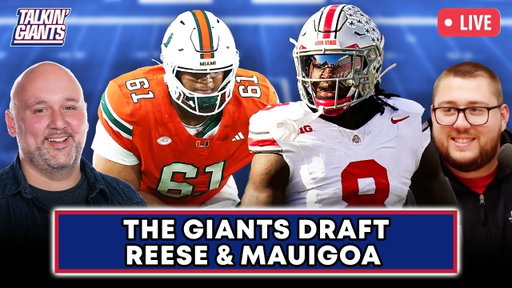 Giants Draft LB Arvell Reese and OL Francis Mauigoa | 970