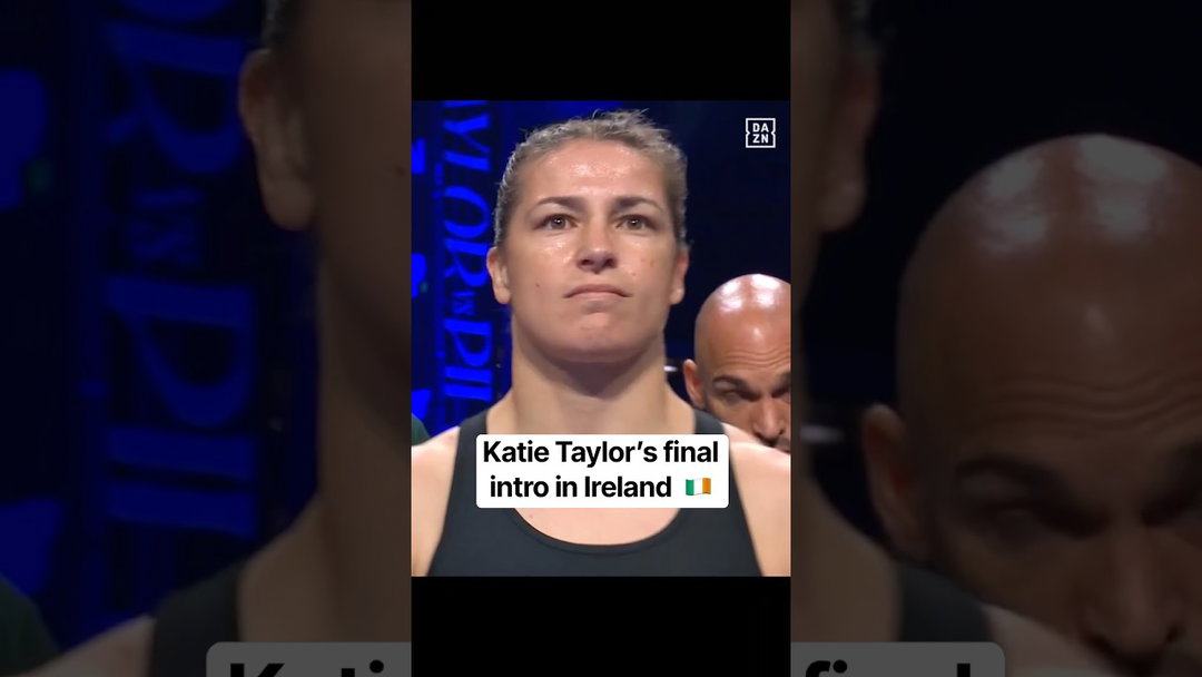 Ireland showed out for Katie Taylor's final fight 👏