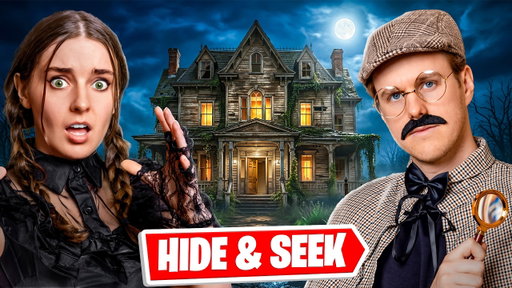 Hide and Seek in a HAUNTED House!