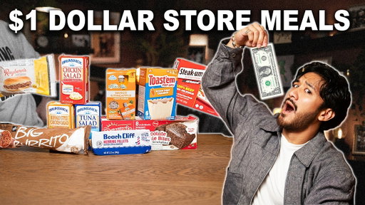 Ranking Food From The DOLLAR STORE