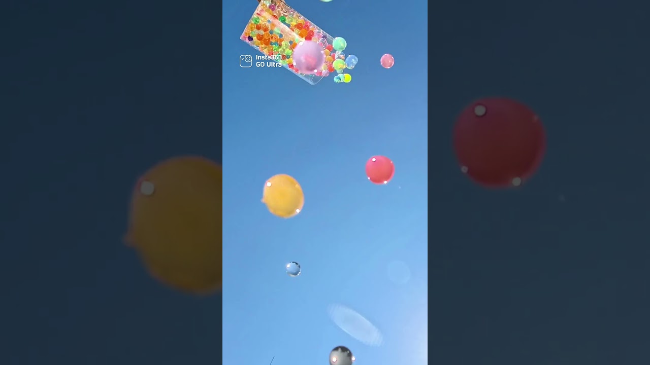POV: It's raining colors 🌈 ｜Insta360 GO Ultra