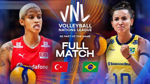 Brazil 🇧🇷 vs. Türkiye 🇹🇷 | VNL 2025 - Full Match | Week 2
