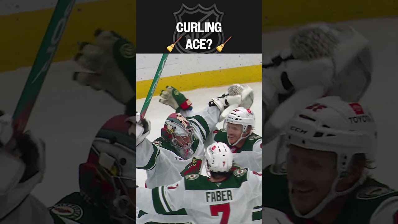 Would he touch the stone, though!? 👉🥌