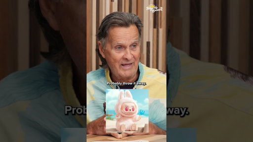 Dad sees Labubu for the first time