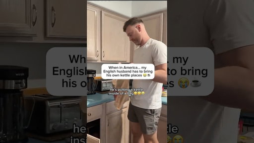 The ultimate Brit aboard 😂 #tayandalex #englishinamerica #britinamerica #kettle #cuppa
