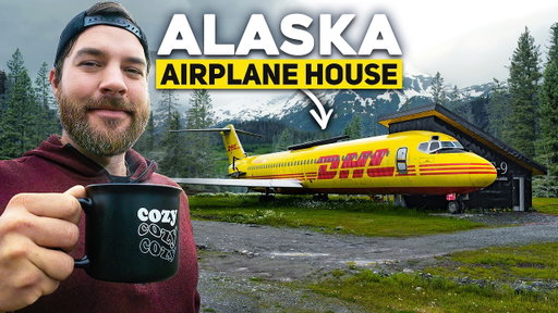 Overnight in Cozy Alaskan Airplane House
