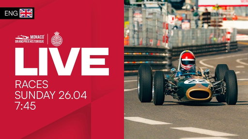 🛑 Races LIVE Sunday Morning (ENG) | Grand Prix de Monaco Historique