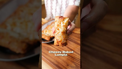 Cheesy Baked Lumpia for the holidays 🎄🧀✨