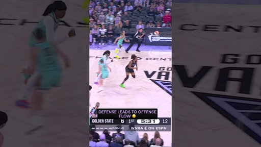 Lock Up on D, Cash In on O 🔥😤 #wnba #goldenstatevalkyries #shorts