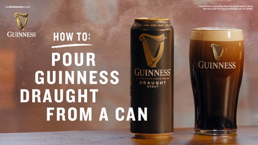 How to: Pour Guinness Draught from a Can