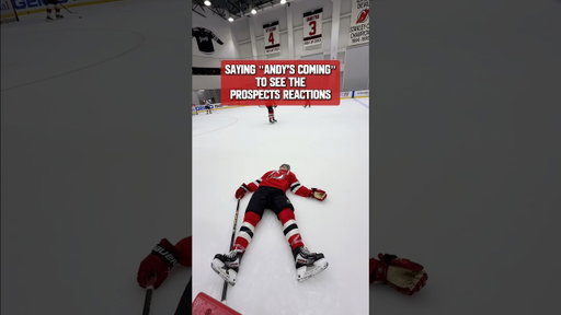 Woody and Buzz approved. #shorts #njdevils #developmentcamp #nhl #toystory #buzzlightyear #woody